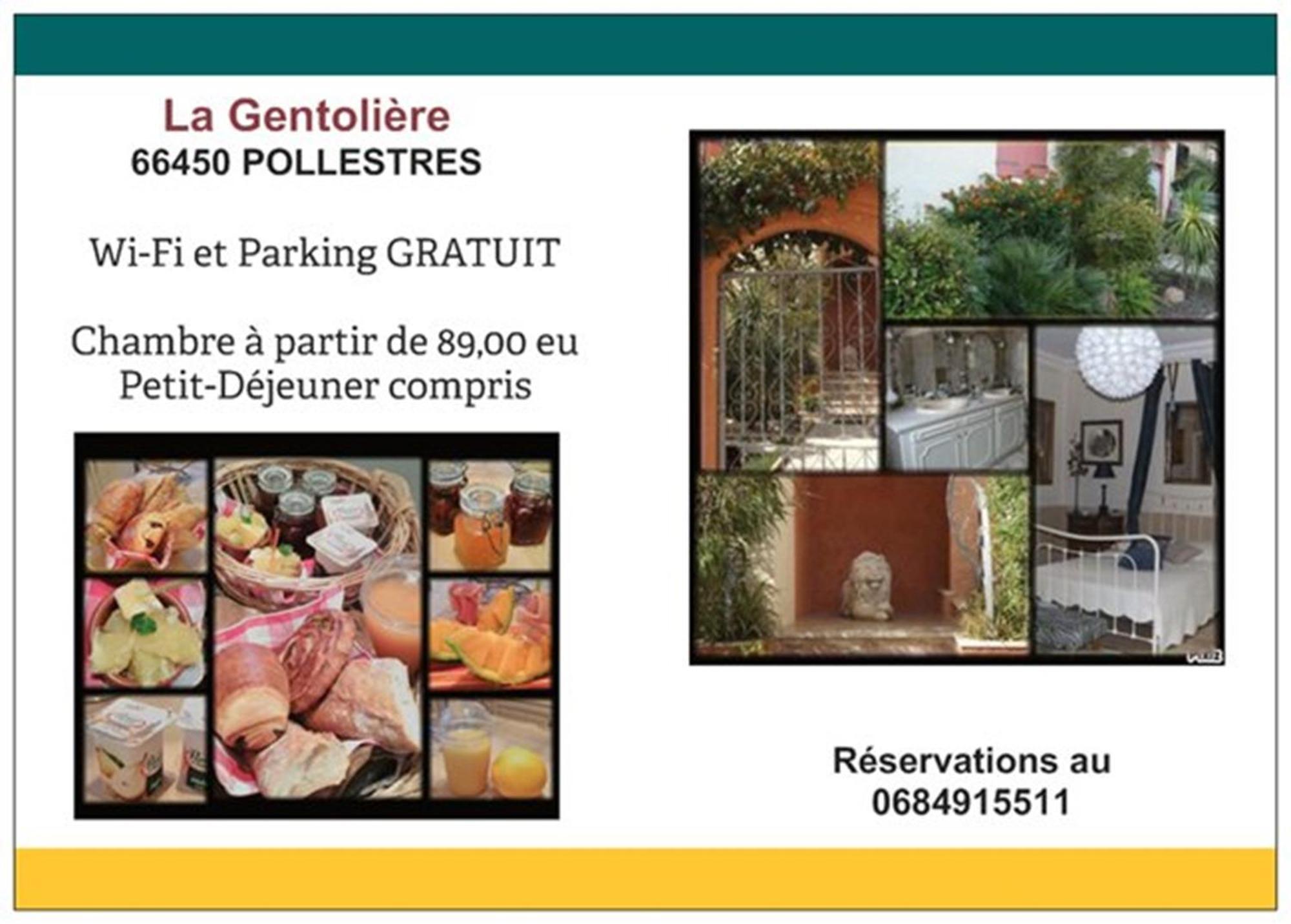 La Gentoliere Bed & Breakfast Pollestres Exterior photo